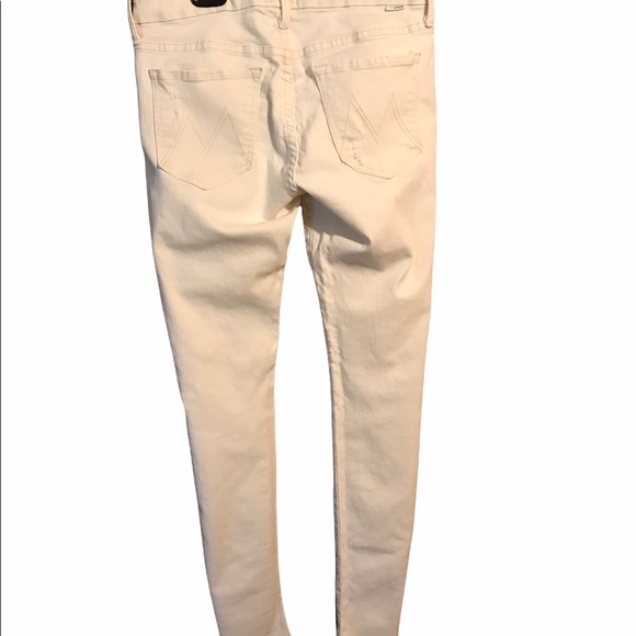 Mother The Looker bump in the night sz 27 cream color - Picture 4 of 15